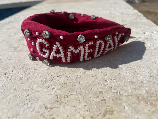 Maroon Game Day Headband