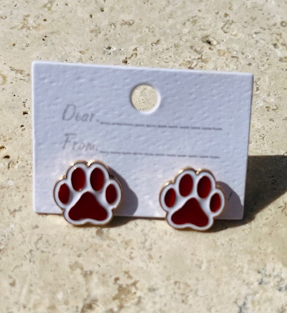 PawPrint Stud earrings